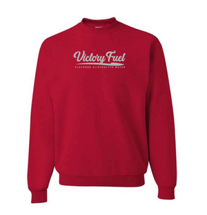 Red Embroidered Crew